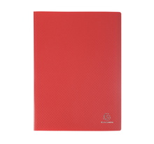 Protège-documents Polypropylène Semi-Rigide 24 x 32 cm* - 40 vues  - Rouge
