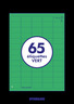 50 planches a4- 65 étiquettes 38,1 mm x 21,2 mm autocollantes vert par planche pour tous types imprimantes - jet d'encre/laser/photocopieuse