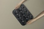 Moule à muffins avec revêtement anti-adhésif - 32 x 24 cm - En acier carbone - Convient aux fours