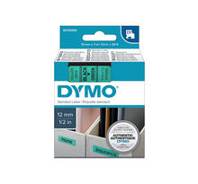 DYMO LabelManager cassette ruban D1 12mm x 7m Noir/Vert (compatible avec les LabelManager et les LabelWriter Duo)