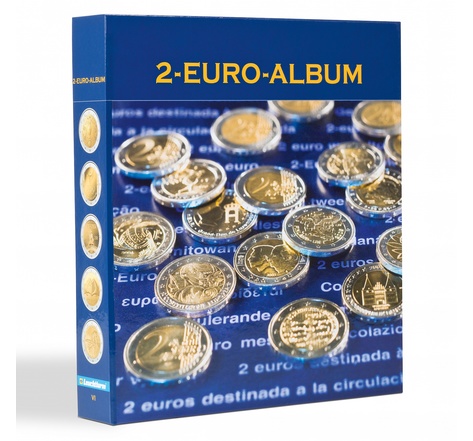 Album Numis pour pièces de 2€ commémoratives de toute la zone Euro