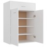 Vidaxl armoire à chaussures blanc 60x35x84 cm bois d'ingénierie