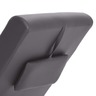 vidaXL Chaise longue de massage avec oreiller gris similicuir