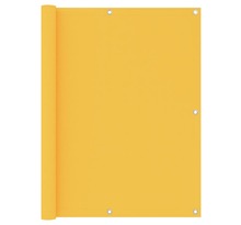 Vidaxl écran de balcon jaune 120x600 cm tissu oxford