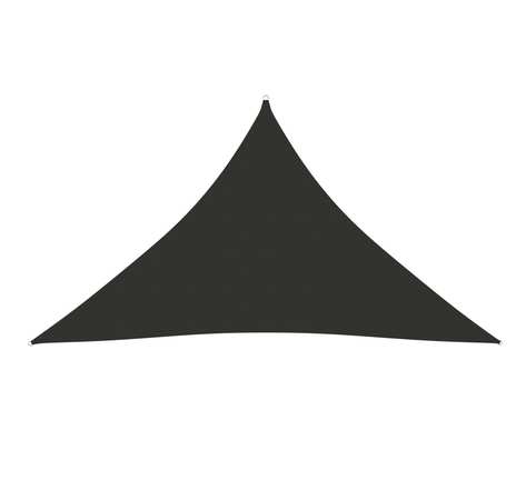 Vidaxl voile de parasol tissu oxford triangulaire 3x3x4 24m anthracite