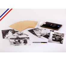 Boîte de 10 cartes simples Douce France créées et imprimées en France avec 10 enveloppes