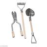 3 mini outils de jardin métal-bois 9-13 cm
