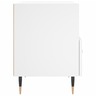 vidaXL Table de chevet blanc 40x35x47 5 cm bois d’ingénierie