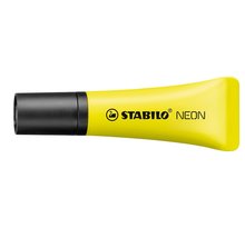 Surligneur neon tendance pte biseautée 2- 5 mm jaune stabilo