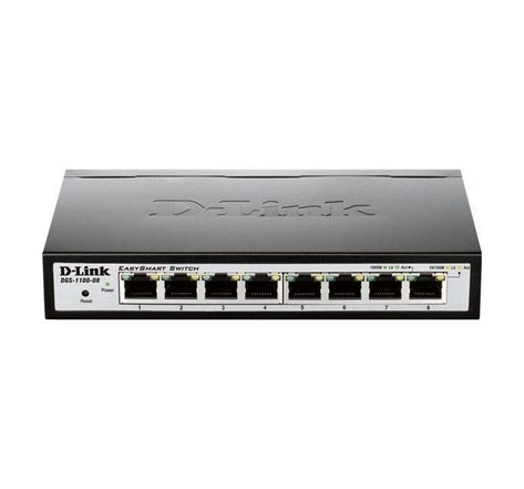 D-LINK Switch Easy Smart 8 Ports - DGS-1100-08 - 10/100/1000Mbps