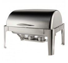 Chafing dish rectangulaire avec couvercle roll top 9 l - pujadas - 9