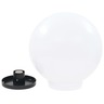 vidaXL Lampe à LED sous forme de boule 2 Pièces Sphérique 40 cm PMMA