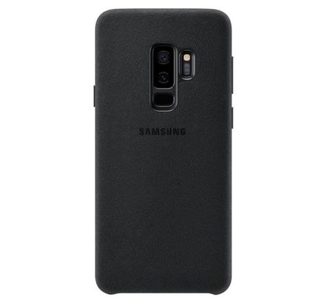Samsung Coque en Alcantara S9+ Noir