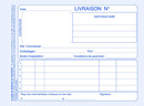 Manifold autocopiant LIVRAISONS 105 x 140 A6 Horizontal 50 Dupli ELVE