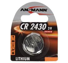 Blister de 1 pile bouton lithium CR2430 3 volt ANSMANN
