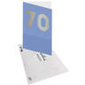 Carte D'anniversaire 70 Ans En Or - Bleu - A Message - Pour Homme Et Femme - 11 5 X 17 Cm - Draeger paris