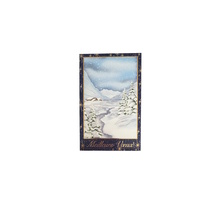 Carte de Voeux - 13.5 x 8.5 cm - Meilleurs Voeux Paysage de Montagne