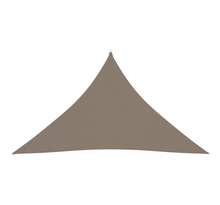 Vidaxl voile de parasol tissu oxford triangulaire 3x3x4,24 m taupe