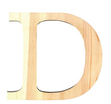 Alphabet en bois 11,5cm Lettre D