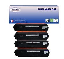 4 Toners compatibles avec Brother TN325 TN326 pour Brother DCP-9055CDN, DCP-9270CDN, DCP-L8400CDN, L8450CDW Jaune - 3 500 pages - T3AZUR