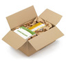 Caisse carton brune simple cannelure à montage instantané RAJA 25x20x10 cm (colis de 20)