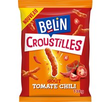 Belin Biscuits apéritifs croustilles tomate chili
