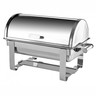 Chafing dish rectangulaire avec couvercle roll top 9 5 l - pujadas - acier inoxydable9 5