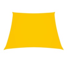 Vidaxl voile de parasol tissu oxford trapèze 3/4x2 m jaune