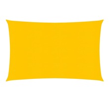 Vidaxl voile d'ombrage 160 g/m² jaune 2 5x4 m pehd