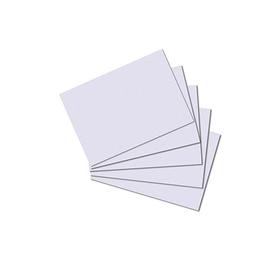 Herlitz Lot de 800 fiches bristol lignées Blanc Format A7 