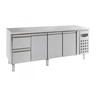 Table réfrigérée positive avec tiroirs à gauche série 700 - 1 à 3 portes - combisteel - r600arvs aisi 2012 portes2230x700pleine