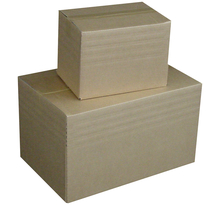 Lot de 20 Cartons ondulés à plier (L)600 x (l)400 x (H)150 mm