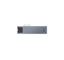 Hub 7 en 1 HDMI/SD/Micro SD/USB/RJ45/PD vers USB-C/Type-C - Baseus