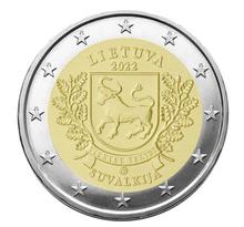 2 euro commemorative 2022 : lituanie (région historique de suvalkja)