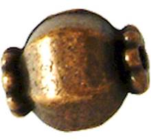 Perle métal ronde ø 1 cm cuivré