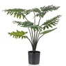 Emerald Plante artificielle Philodendron en pot 60 cm