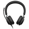 Jabra Evolve2 40 Casque PC Stereo Ecouteurs Certifié Microsoft Teams à Réduction du Bruit avec Technologie d`Appel à 3 Microphon