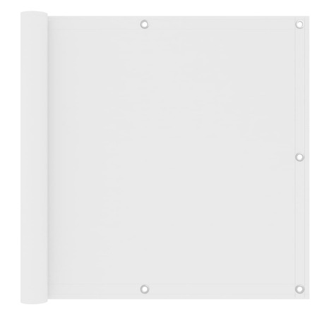 Vidaxl écran de balcon blanc 90x300 cm tissu oxford