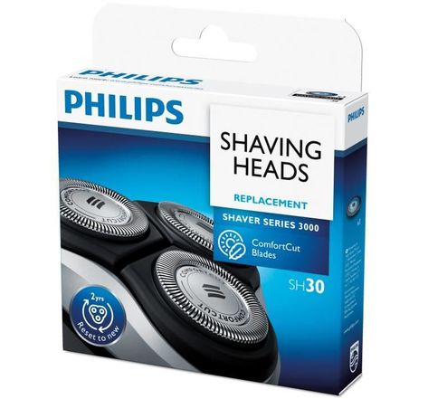 Accessoire rasoir - PHILIPS SH30/50 3 tetes de rasage - Series 1000 et 3000