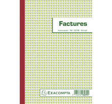 Manifold Factures 21x14 8cm 50 Feuillets Tripli Autocopiants - X 10 - Exacompta