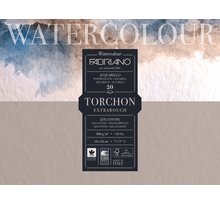 Papier Aquarelle Grain Torchon 18x24 300g 20 f. - Fabriano