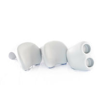 Lot de 2 appuies têtes et 1 porte gobelet pour spa gonflable ospazia - dimensions : 23 x 23 x 20 cm - couleur : gris