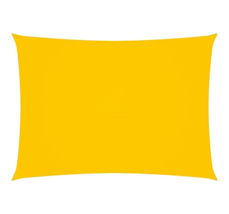 Vidaxl voile de parasol tissu oxford rectangulaire 6x8 m jaune