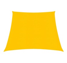 Vidaxl voile d'ombrage 160 g/m² jaune 3/4x3 m pehd