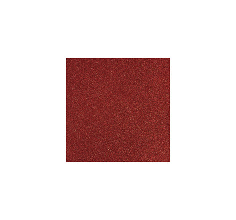 Papier rouge cardinal poudre paillettes 200 g/m² 30 5 cm