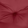 vidaXL Coussin de palette rouge bordeaux 120x40x12 cm tissu