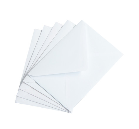 Carte et enveloppe blanche 10 pièces