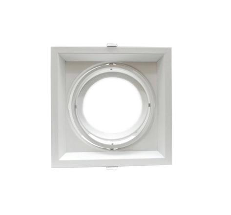 Support orientable blanc encastrable pour ampoule ar111 - blanc - silamp