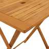 vidaXL Table pliable de jardin 60x60x75 cm Bois d'acacia solide