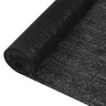 vidaXL Filet brise-vue Noir 3 6x10 m PEHD 150 g/m²